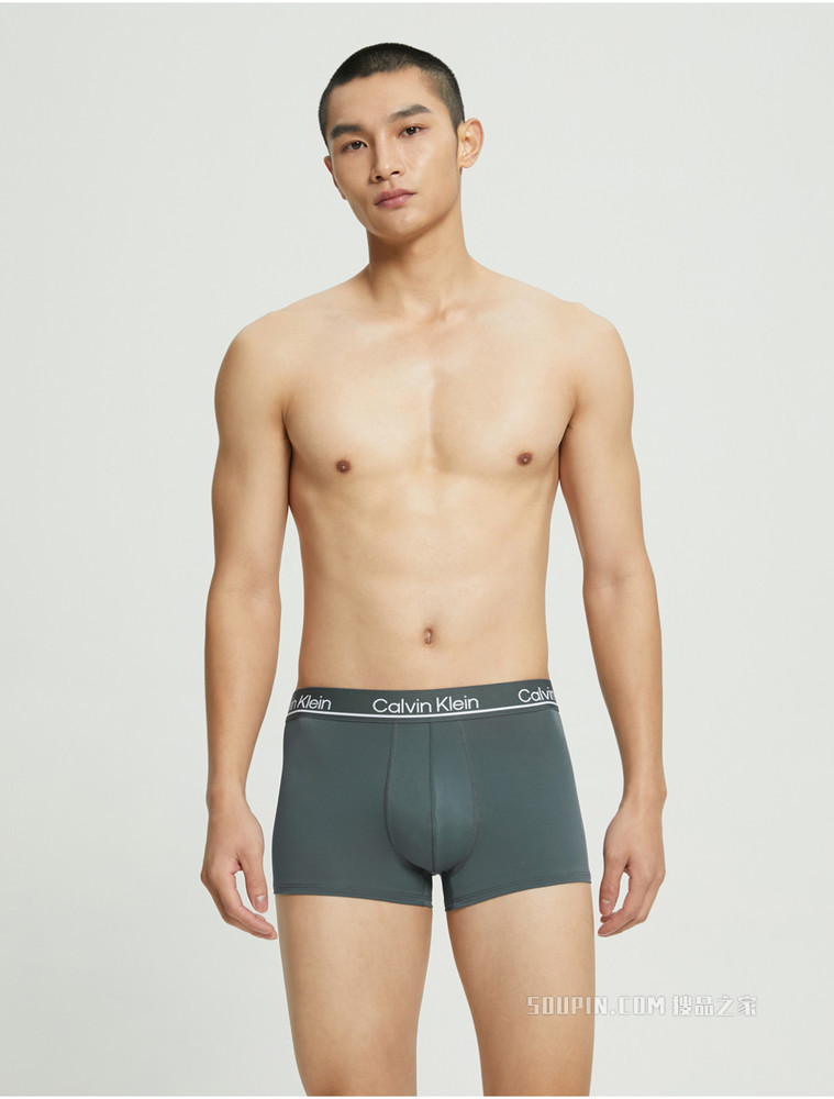 Calvin Klein 男士三条装LOGO腰边弹力轻薄平角内裤NP2443O