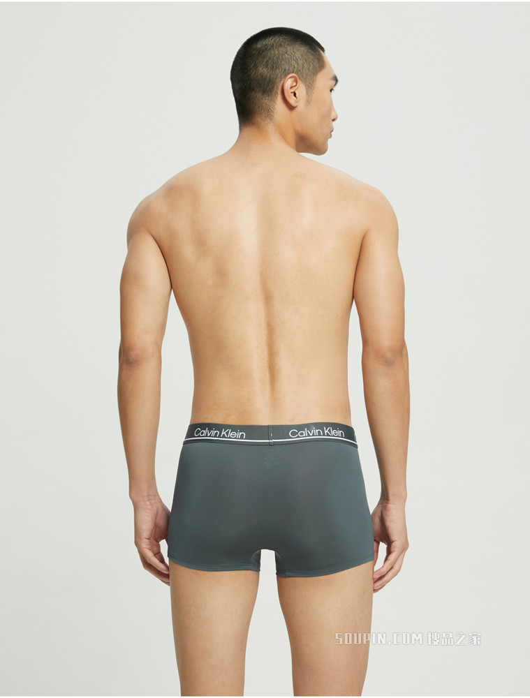 Calvin Klein 男士三条装LOGO腰边弹力轻薄平角内裤NP2443O