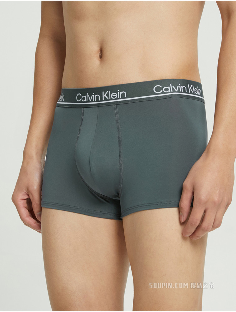 Calvin Klein 男士三条装LOGO腰边弹力轻薄平角内裤NP2443O