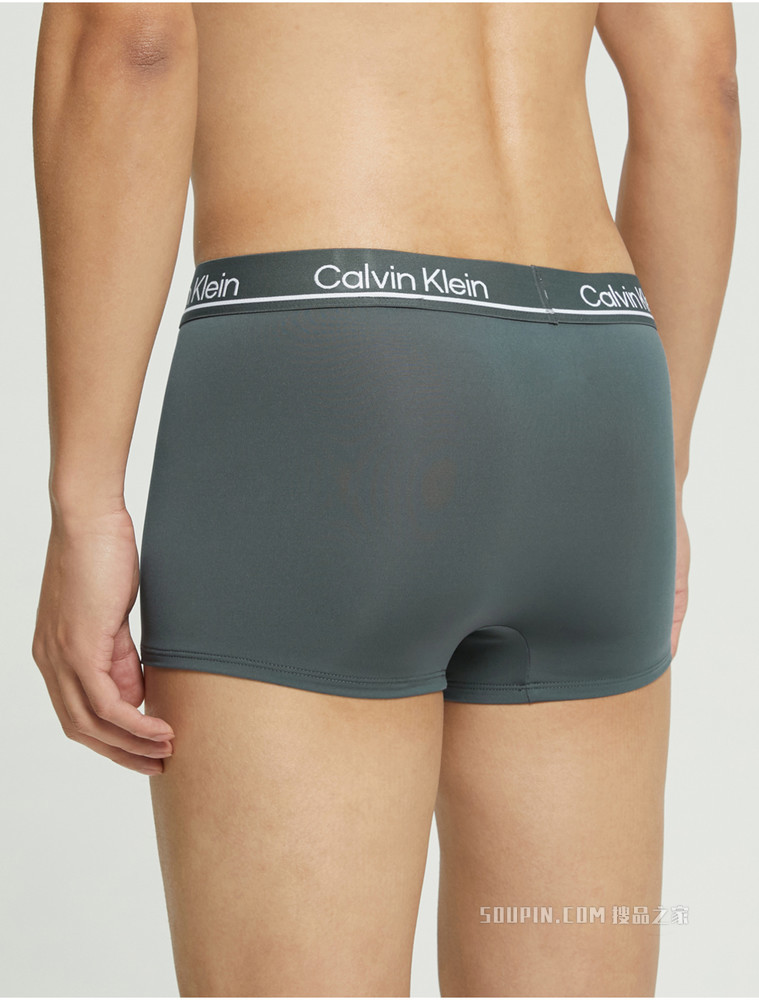 Calvin Klein 男士三条装LOGO腰边弹力轻薄平角内裤NP2443O