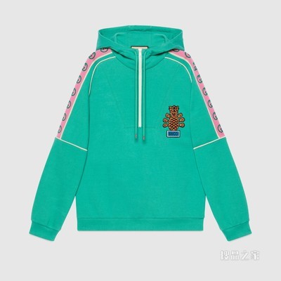Gucci Pineapple系列针织棉卫衣 绿色