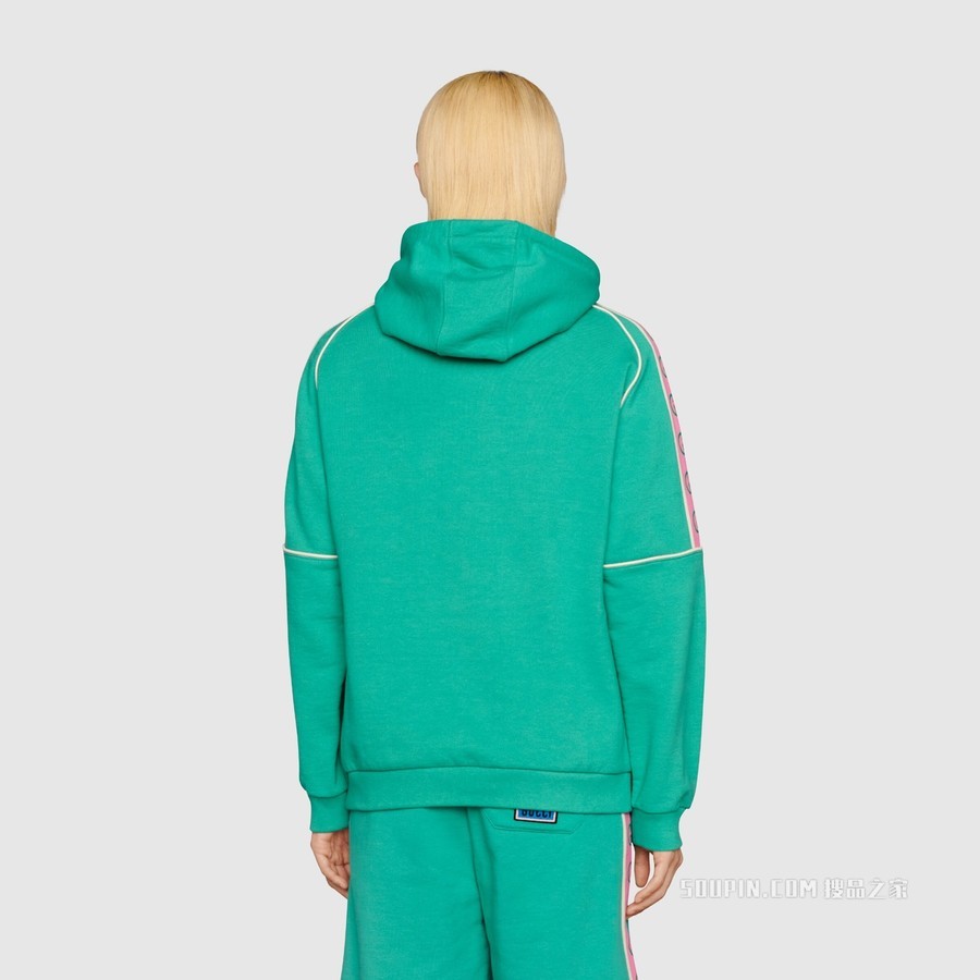 Gucci Pineapple系列针织棉卫衣 绿色