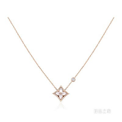 COLOR BLOSSOM BB STAR 18K金 贝壳钻石 项链