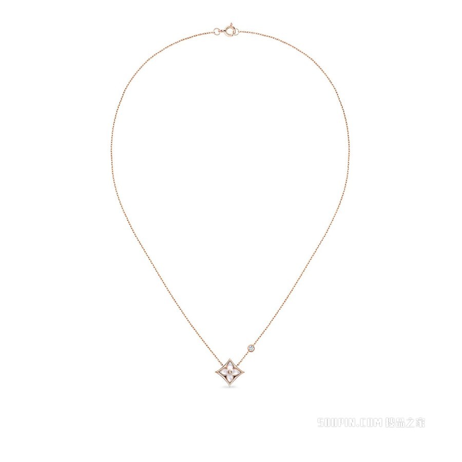 COLOR BLOSSOM BB STAR 18K金 贝壳钻石 项链