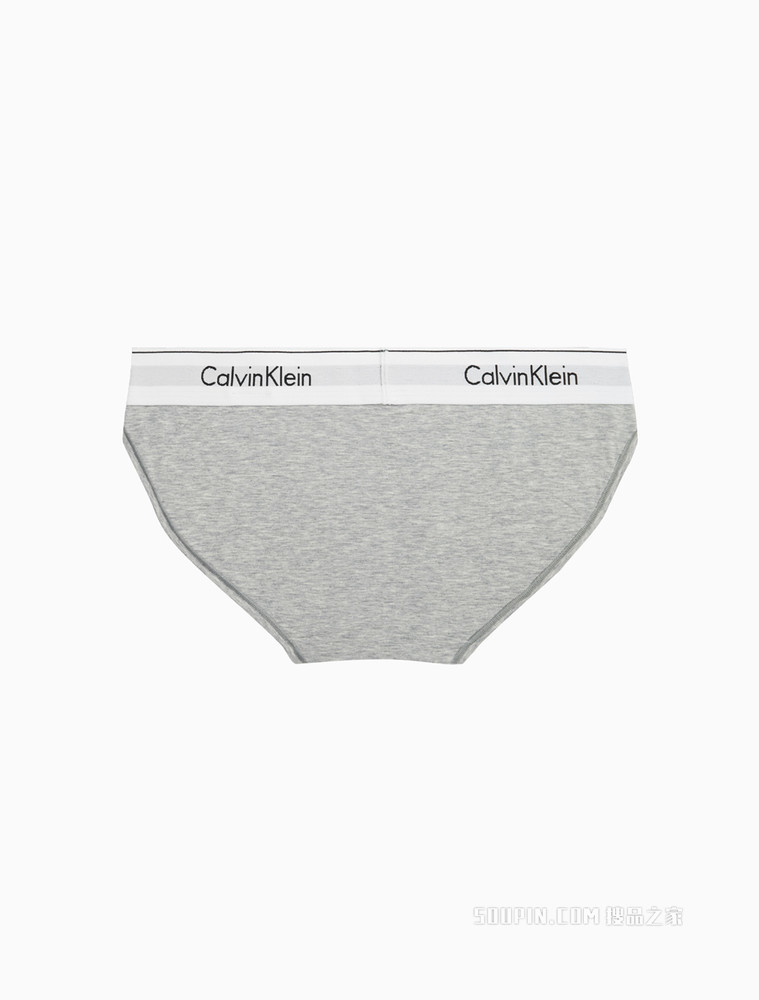 【摩登引力带】Calvin Klein 女士LOGO腰边比基尼内裤 F3787AD
