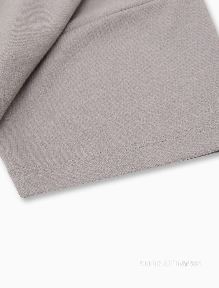 Calvin Klein 男士时尚圆领简约醒目LOGO印花短袖T恤J320575