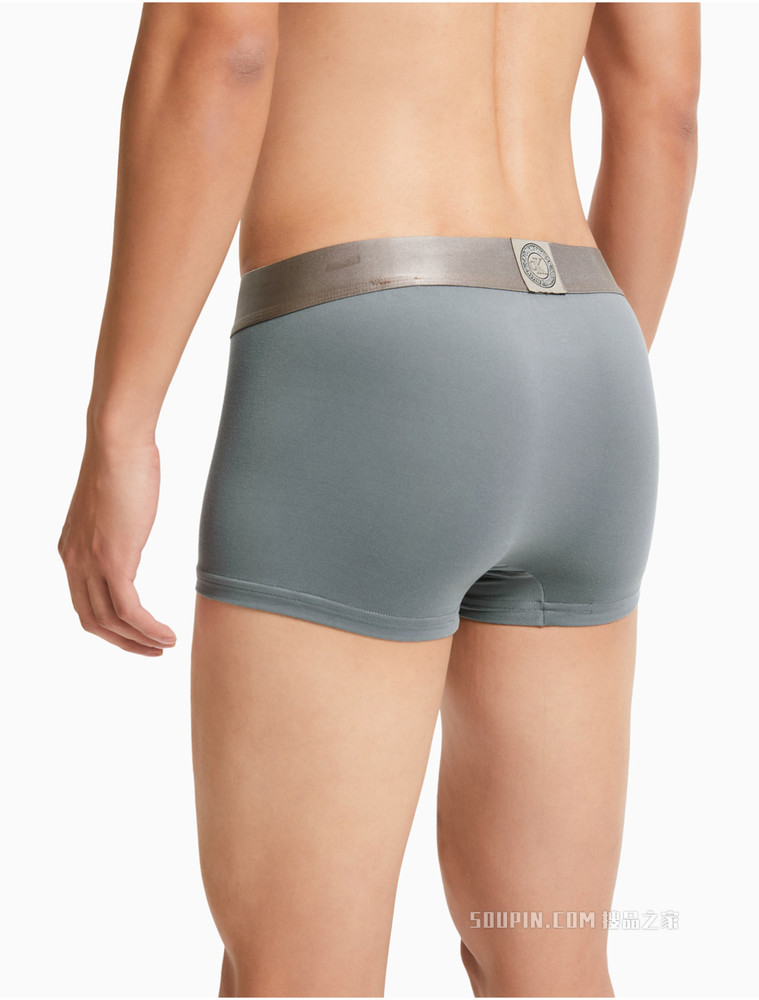 【炫光引力带】Calvin Klein 男士哑光色醒目LOGO腰边贴身平角内裤NB2540