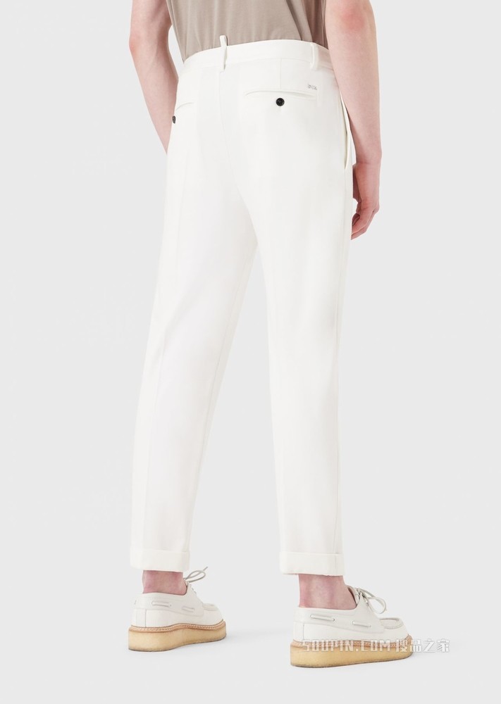 经典徽标简洁休闲裤 | Emporio Armani