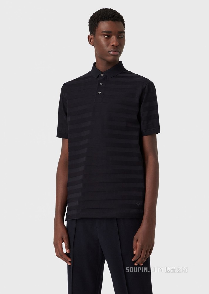 柔软棉质短袖POLO衫 | Emporio Armani