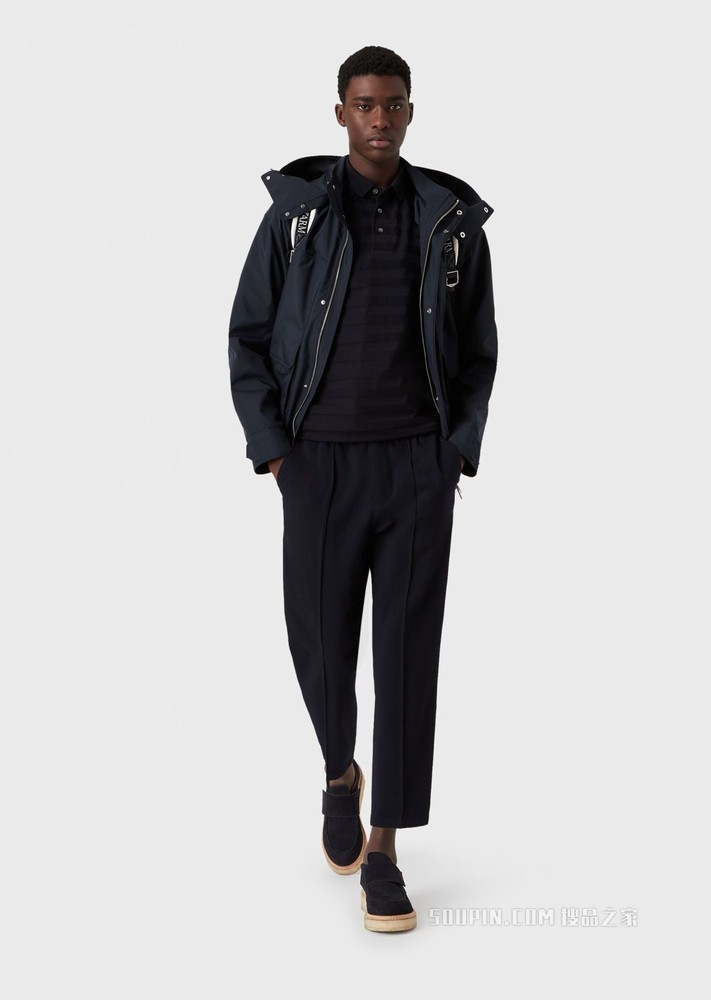 柔软棉质短袖POLO衫 | Emporio Armani