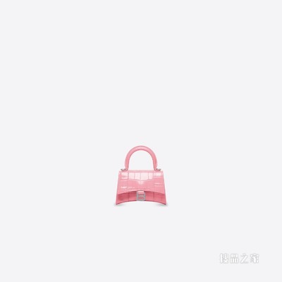 HOURGLASS 鳄鱼纹压花迷你链带包