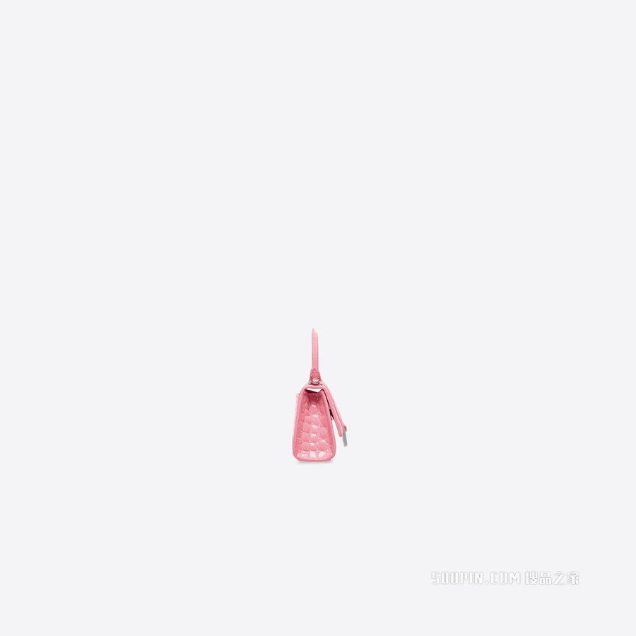 HOURGLASS 鳄鱼纹压花迷你链带包