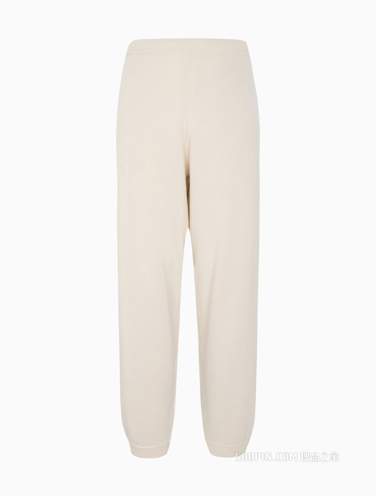 Calvin Klein 男士螺纹松紧束脚羊毛混纺针织休闲裤40603ST