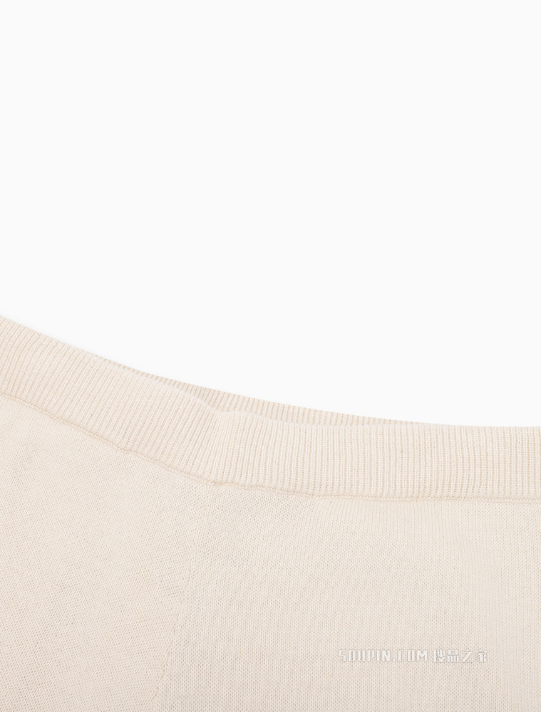 Calvin Klein 男士螺纹松紧束脚羊毛混纺针织休闲裤40603ST