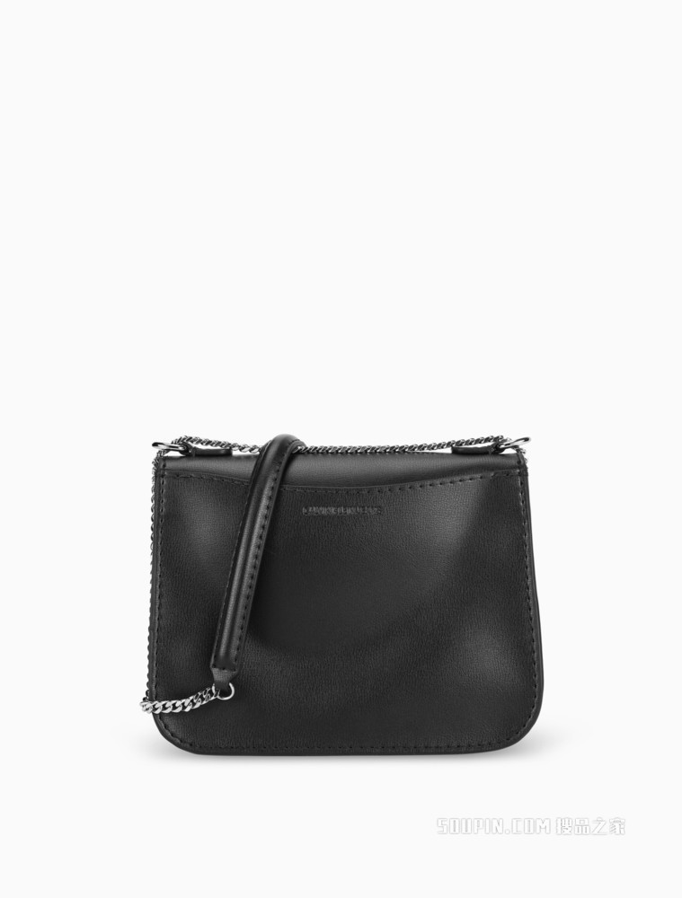 Calvin Klein 女包翻盖链条金属LOGO通勤斜挎单肩包DH2308Q4100