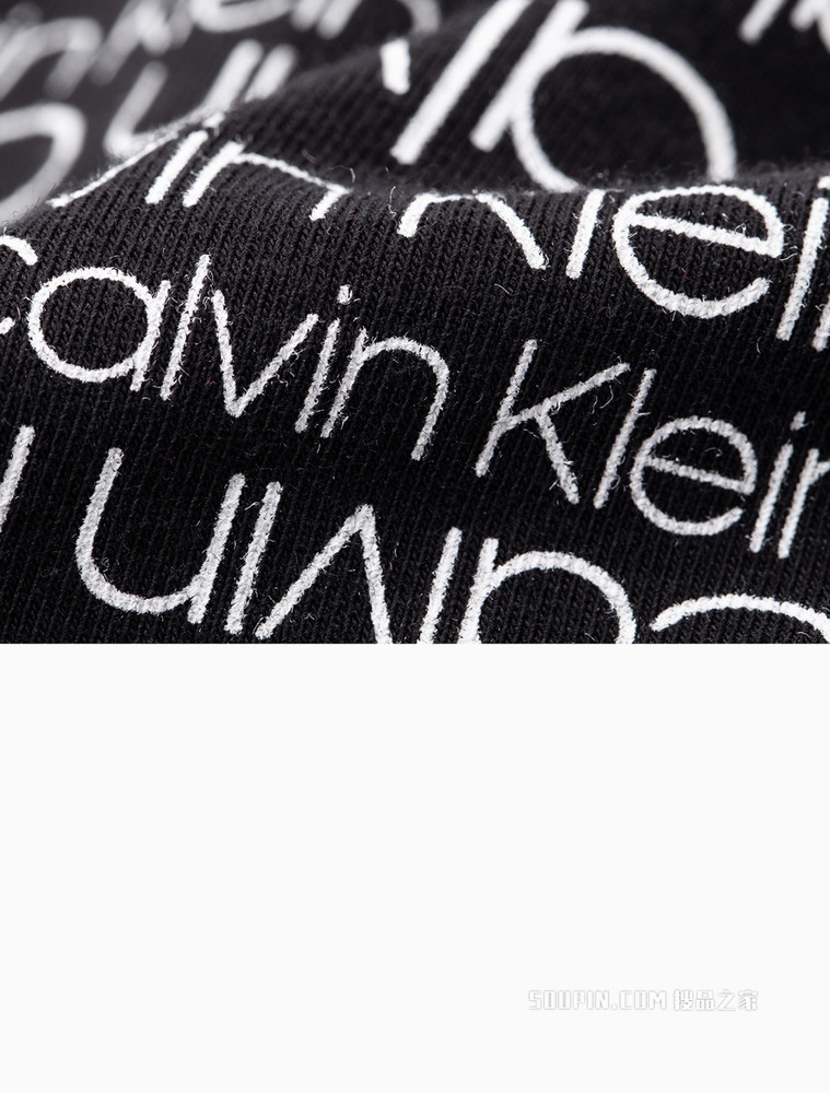 Calvin Klein 男士三条装循环LOGO腰边透气贴身平角内裤NP2421O