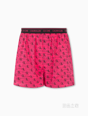 【One有引力带】Calvin Klein 男士纯棉字母满印宽松平角内裤NB2998