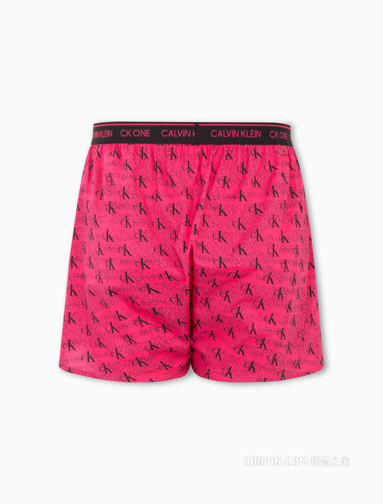 【One有引力带】Calvin Klein 男士纯棉字母满印宽松平角内裤NB2998