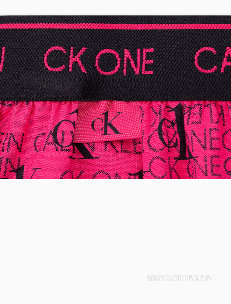 【One有引力带】Calvin Klein 男士纯棉字母满印宽松平角内裤NB2998