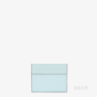 卡片套 浅蓝色皮革卡片套
