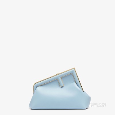 Fendi First小号手袋 浅蓝色皮革手袋