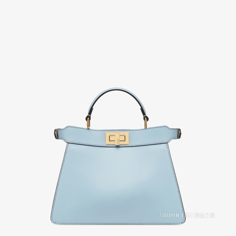 Peekaboo ISeeU小号手袋 浅蓝色皮革手袋