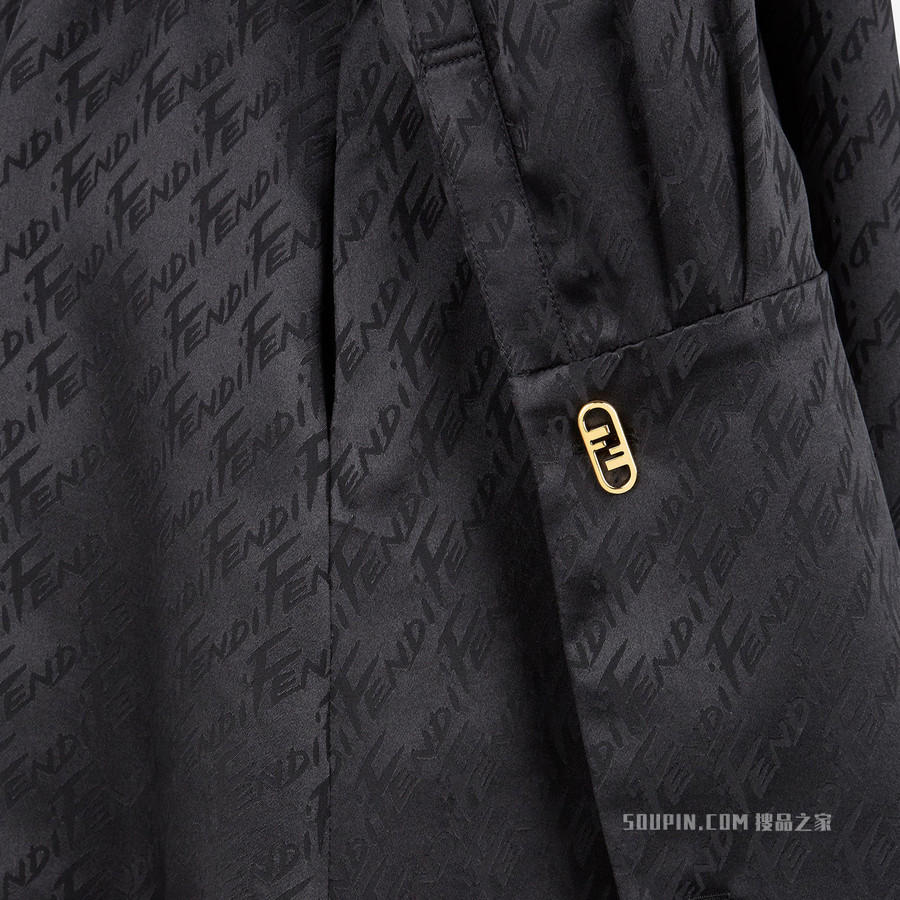 连衣裙 黑色缎面连衣裙