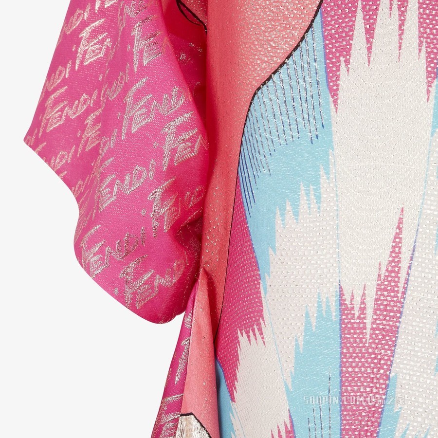 连衣裙 拼色桑蚕丝连衣裙