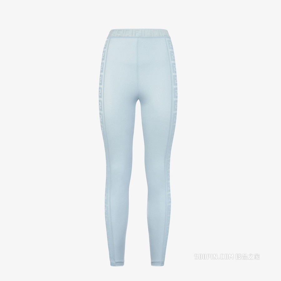 紧身裤 浅蓝色Lycra®紧身裤