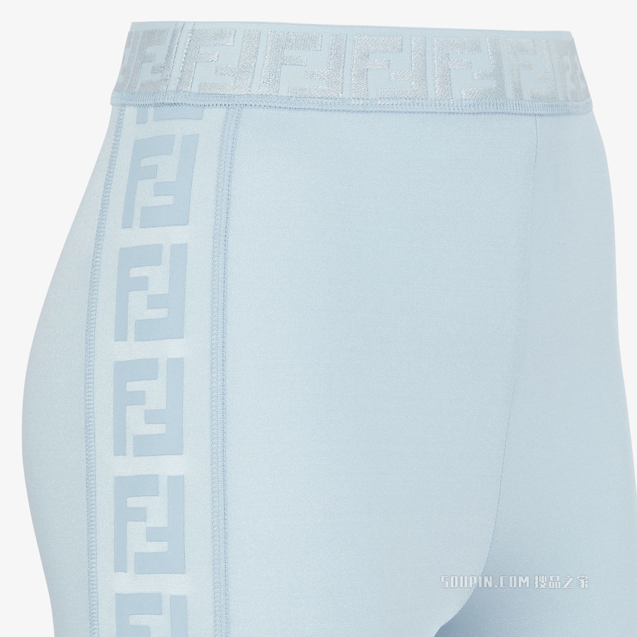 紧身裤 浅蓝色Lycra®紧身裤