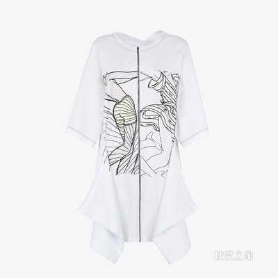 连衣裙 白色针织连衣裙