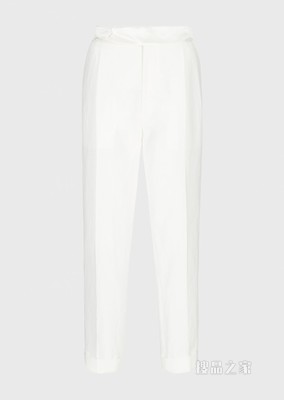 清新亚麻休闲裤 | Giorgio Armani