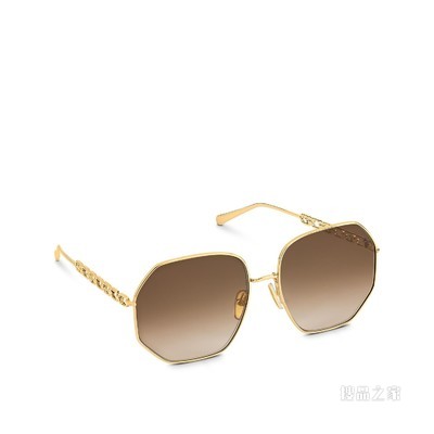 MY LV CHAIN ROUND 太阳眼镜