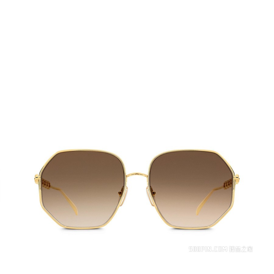 MY LV CHAIN ROUND 太阳眼镜