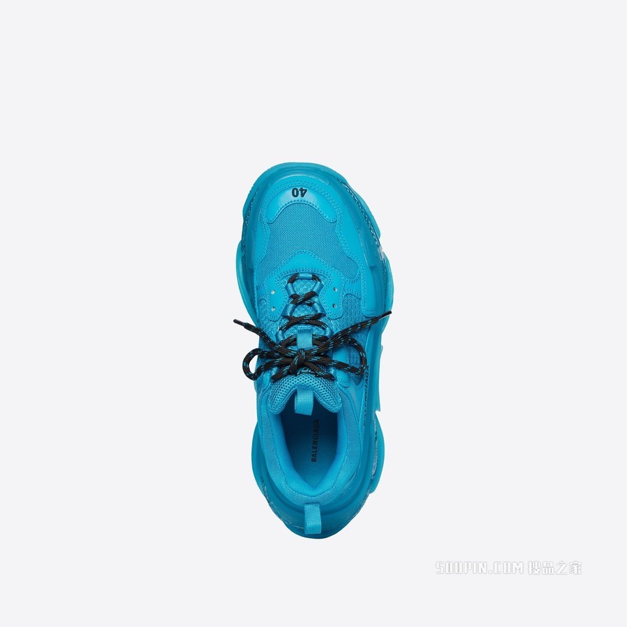 TRIPLE S透明鞋底运动鞋