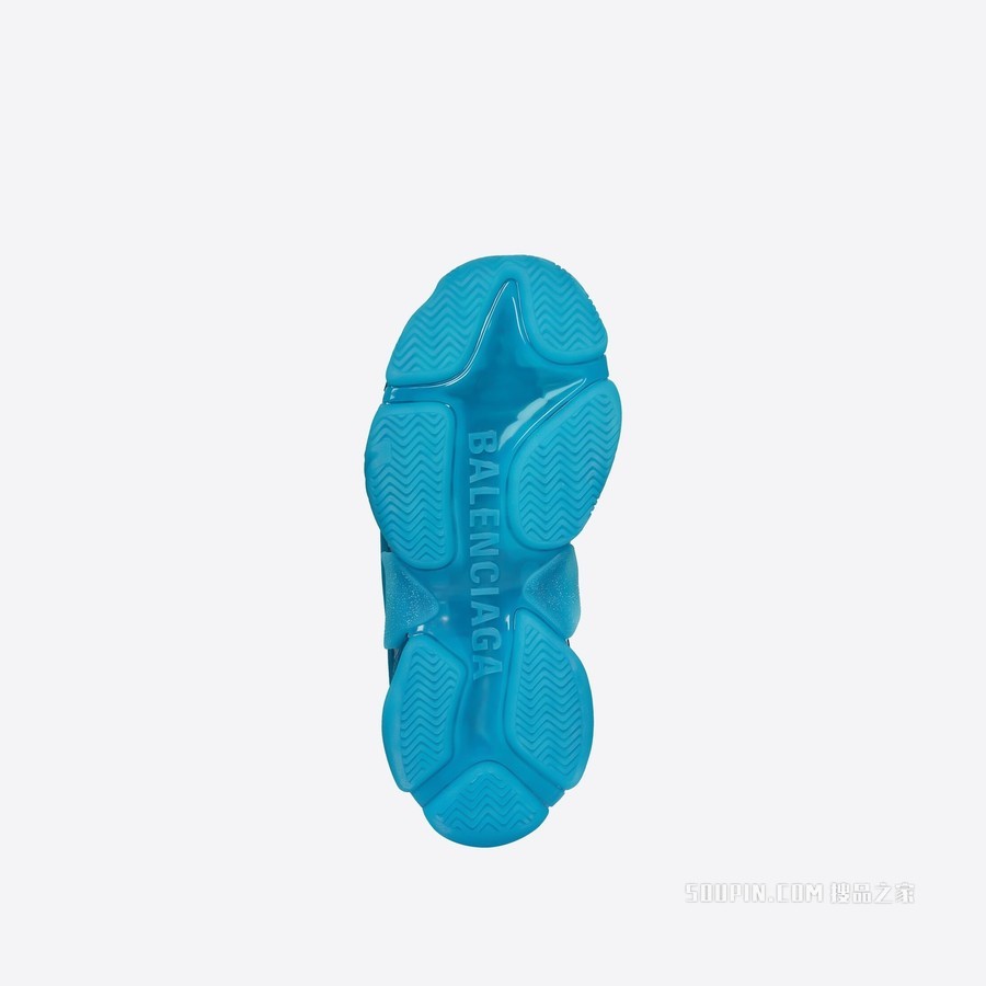 TRIPLE S透明鞋底运动鞋