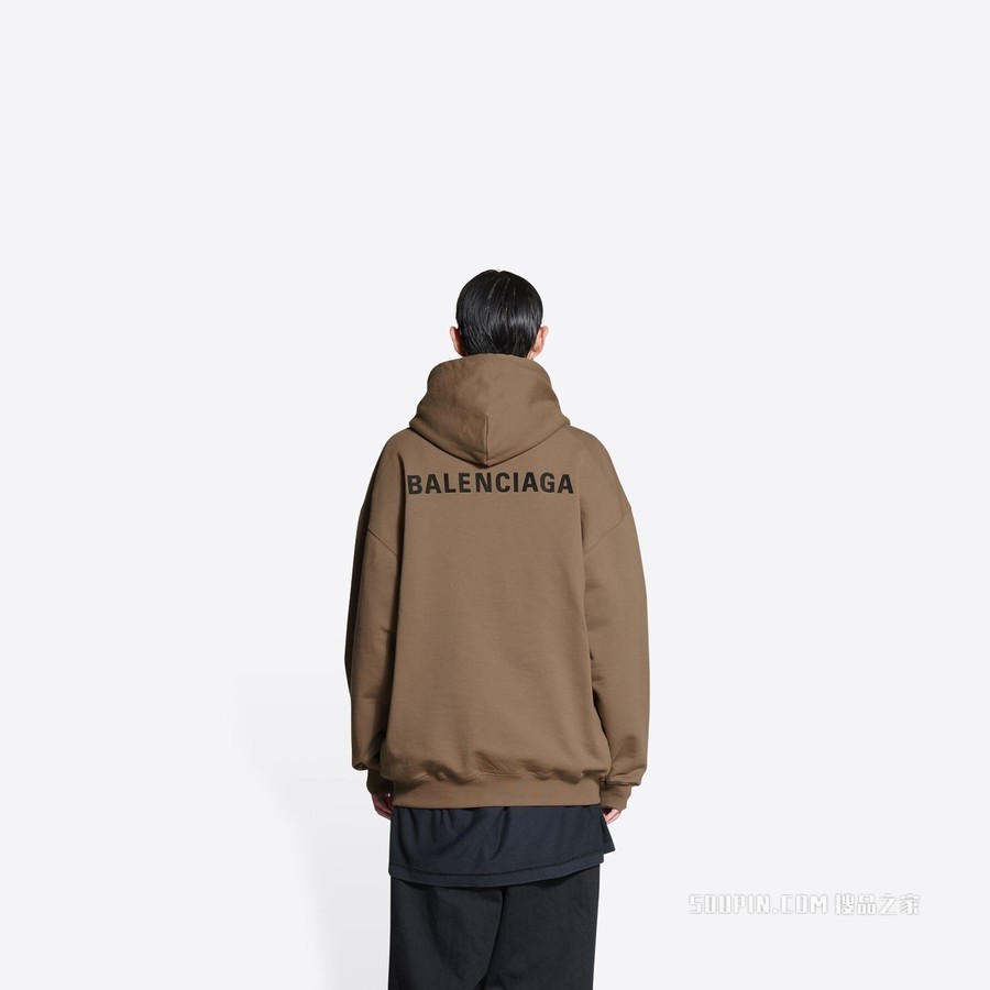 BALENCIAGA中等剪裁连帽卫衣