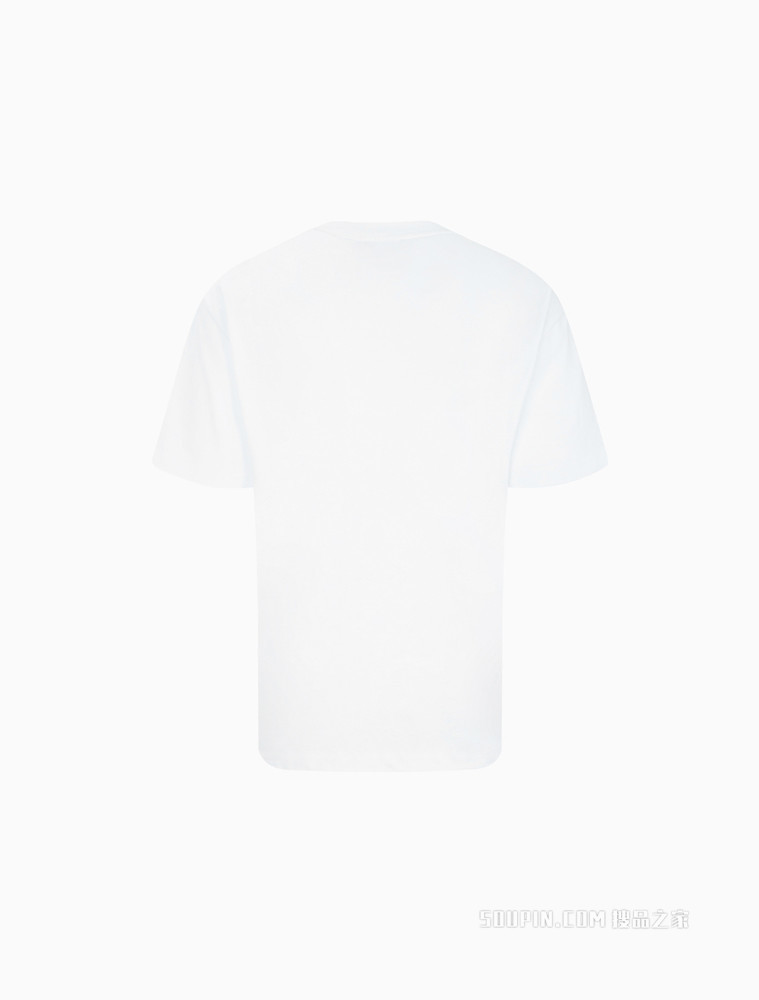 Calvin Klein 男士休闲纯棉简约LOGO透气短袖T恤40HM228