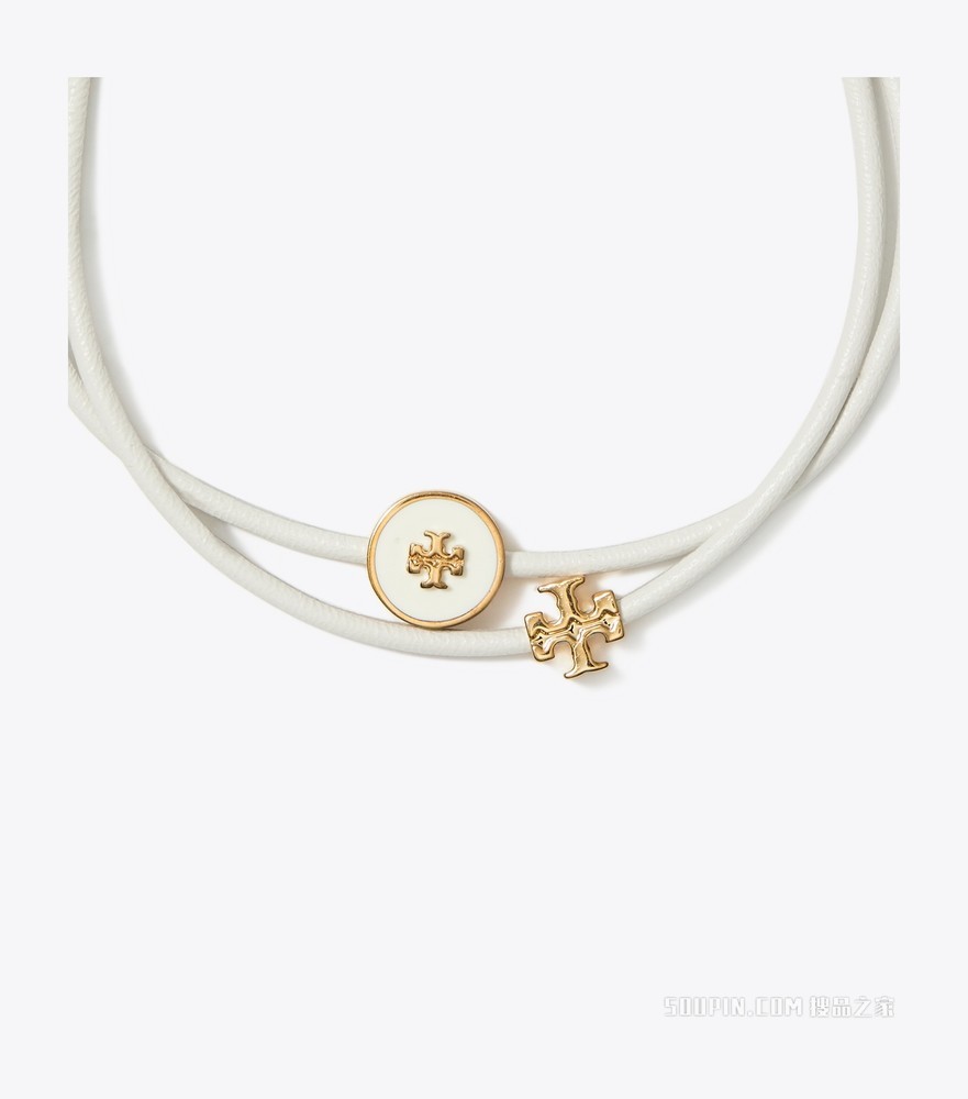 Kira Enameled Slider 手镯 黄色
