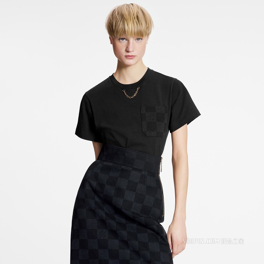 DAMIER GRAPHITE T 恤