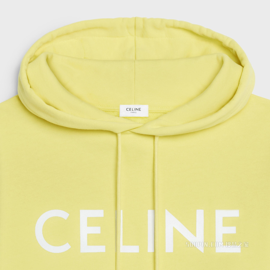 CELINE棉质抓绒连帽衫 26516