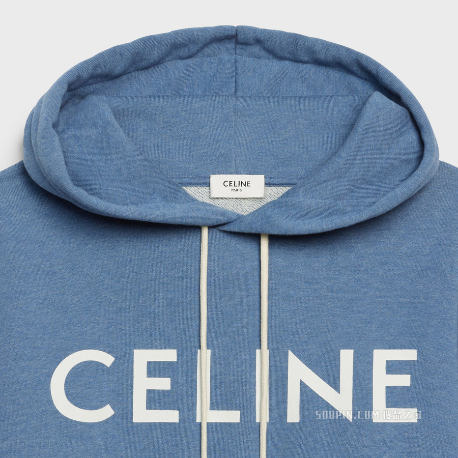 CELINE棉质抓绒连帽衫 26516
