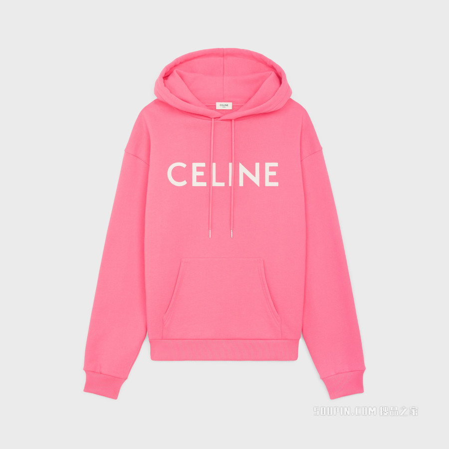 CELINE棉质抓绒连帽衫 26398