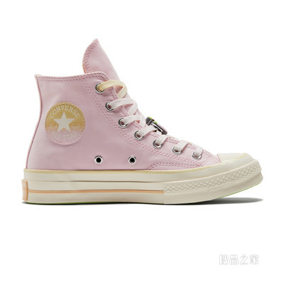 【男女同款】Chuck 70春夏新款复古帆布鞋 中性 粉红色