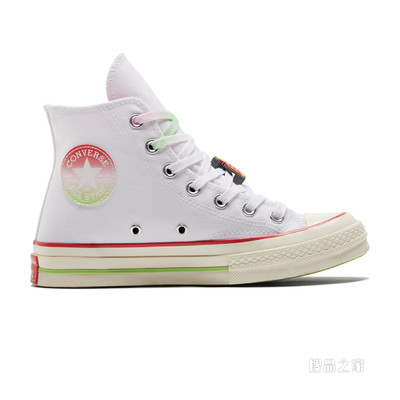 【男女同款】Chuck 70春夏新款撞色帆布鞋 中性 白色