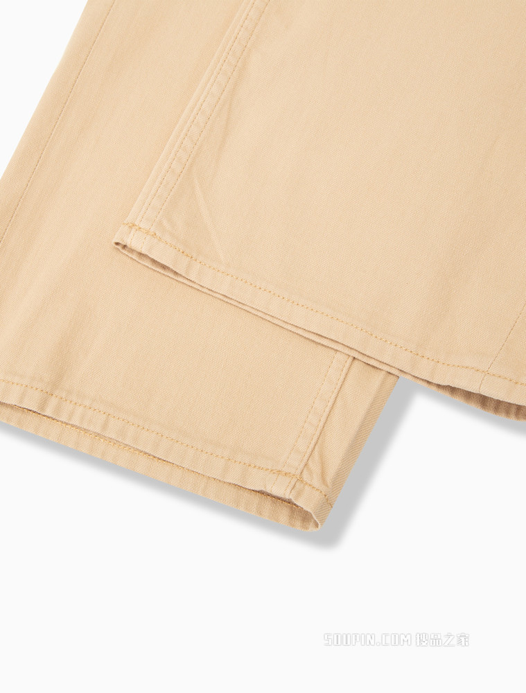 【复刻90系列】Calvin Klein 男士纯棉直筒砂土色牛仔裤J320940