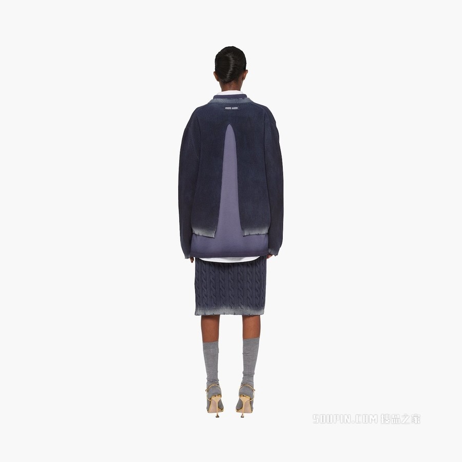 镂空棉质运动衫