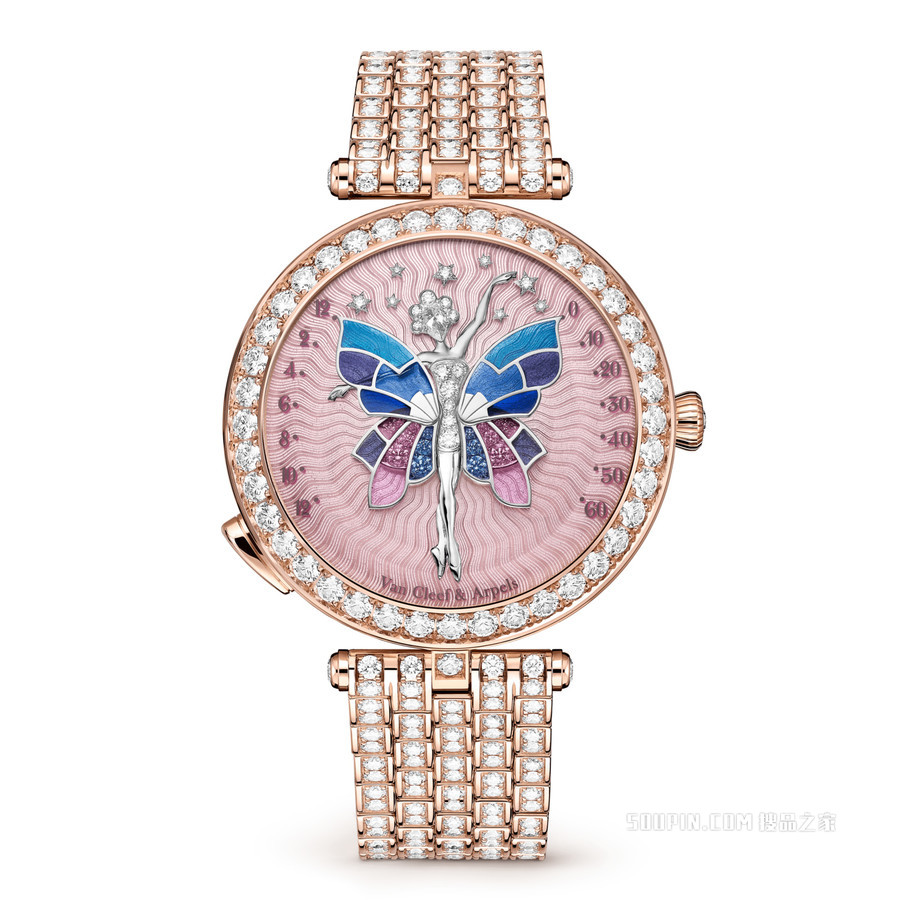 Lady Arpels Ballerine Enchantée Or Rose腕表