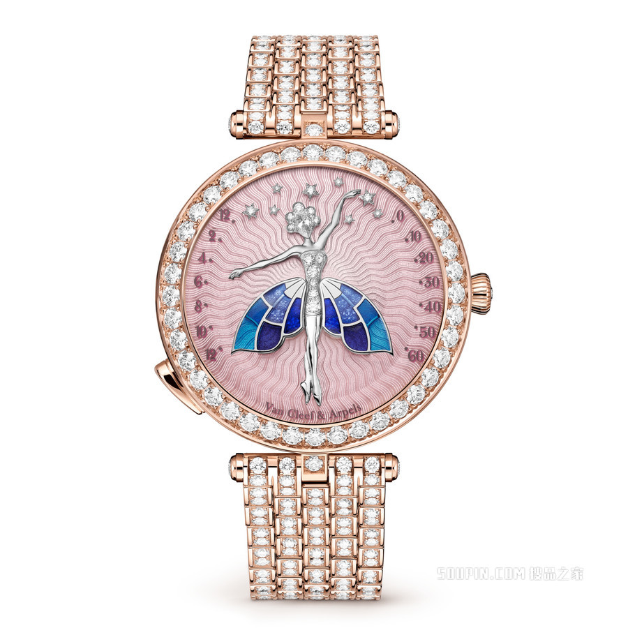 Lady Arpels Ballerine Enchantée Or Rose腕表