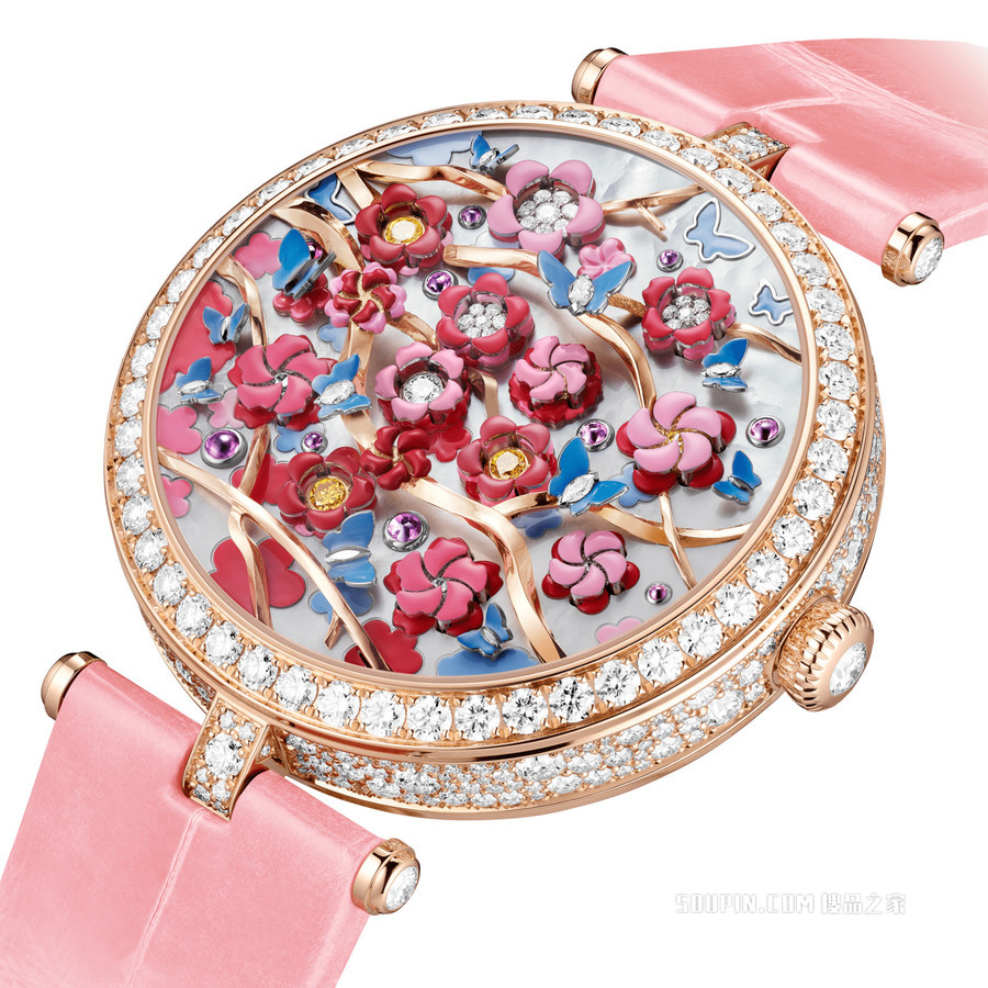 Lady Arpels Heures Florales Cerisier腕表